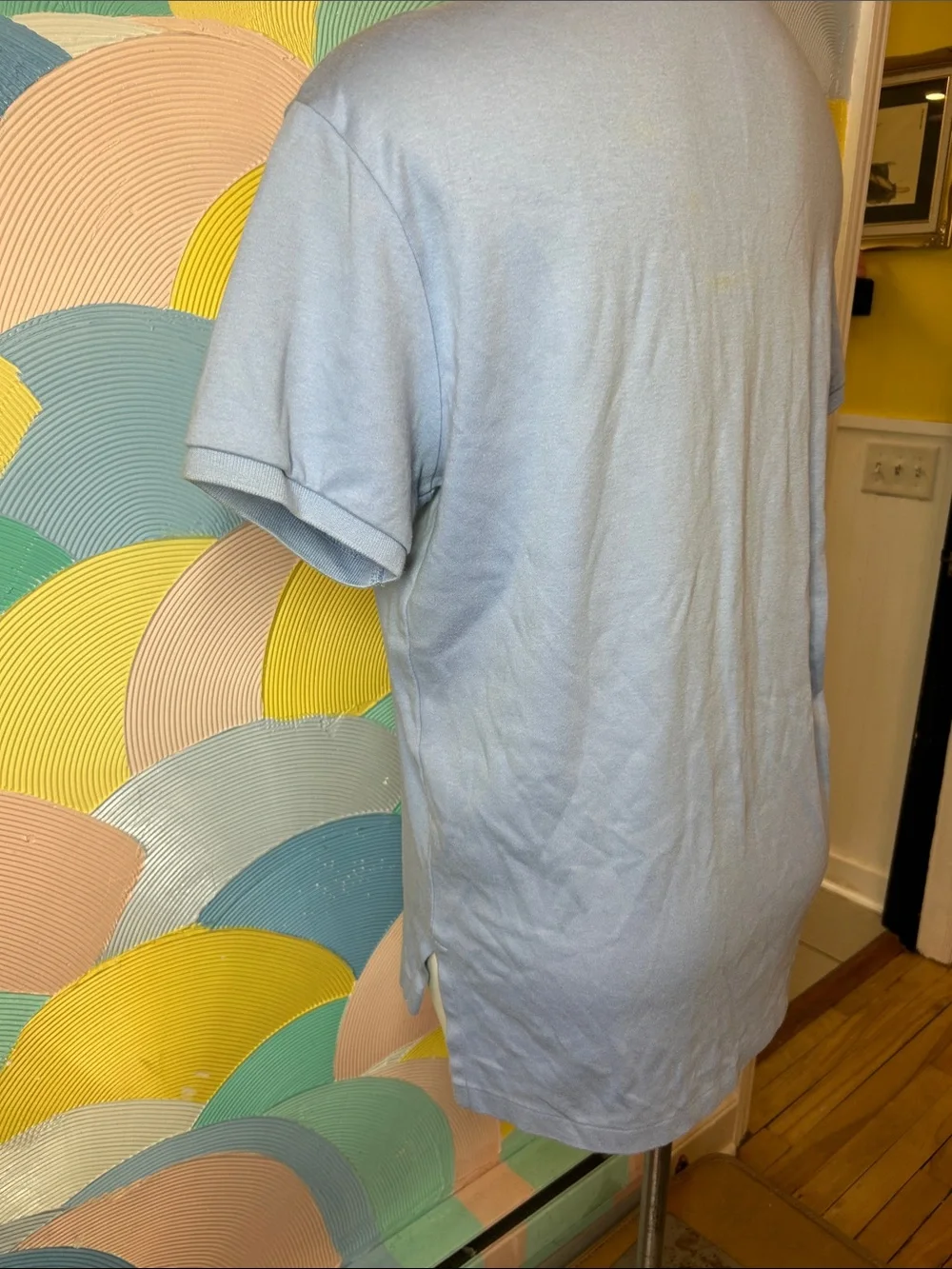 Ralph Lauren Men’s Sky Blue Polo with Yellow Pony sz M
